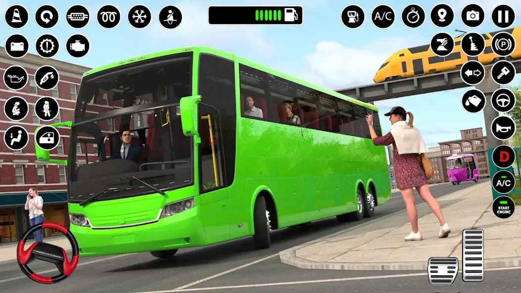 Скачать Bus Simulator 3D: Bus Games Взлом [МОД Бесконечные монеты] + [МОД Меню] MOD APK на Андроид