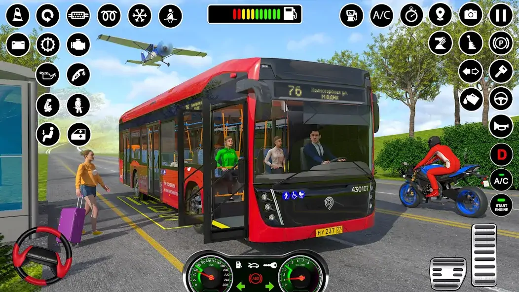 Скачать Bus Simulator 3D: Bus Games Взлом [МОД Бесконечные монеты] + [МОД Меню] MOD APK на Андроид