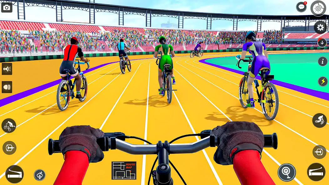 Скачать BMX Cycle Race 3d Cycle Games Взлом [МОД Бесконечные монеты] + [МОД Меню] MOD APK на Андроид