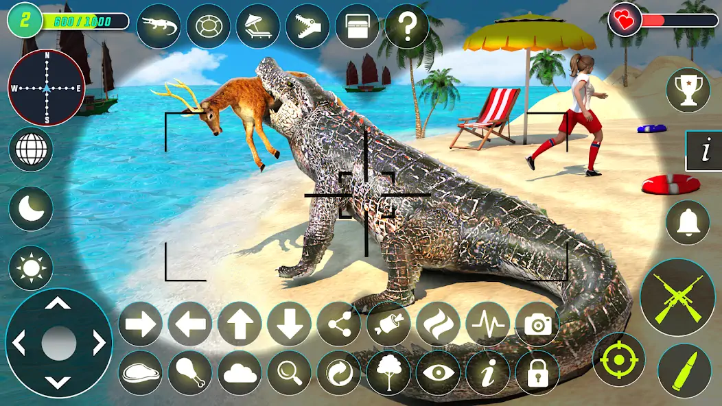 Скачать Crocodile Hunting Animal Games Взлом [МОД Бесконечные деньги] + [МОД Меню] MOD APK на Андроид