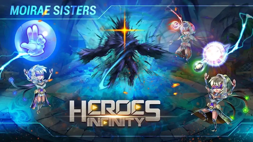 Скачать Heroes Infinity: Super Heroes Взлом [МОД Много монет] + [МОД Меню] MOD APK на Андроид