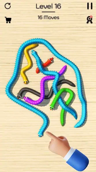 Скачать Tangled Snake 3D: Puzzle Game Взлом [МОД Бесконечные деньги] + [МОД Меню] MOD APK на Андроид