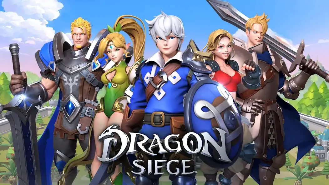 Скачать Dragon Siege: Kingdom Conquest Взлом [МОД Много монет] + [МОД Меню] MOD APK на Андроид
