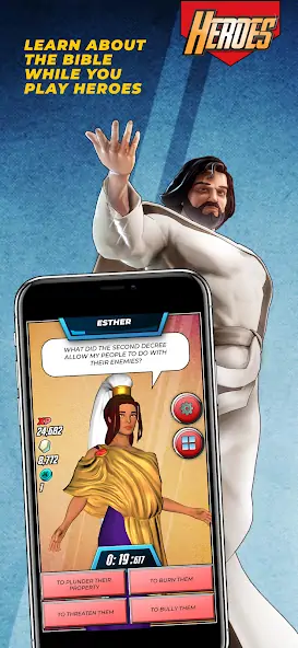 Скачать Bible Trivia Game: Heroes Взлом [МОД Много монет] + [МОД Меню] MOD APK на Андроид