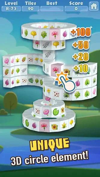 Скачать 3D Mahjong Triple Tile Match Взлом [МОД Много денег] + [МОД Меню] MOD APK на Андроид