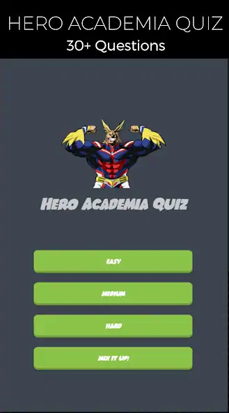 Скачать Quiz Game for Hero Academia Взлом [МОД Много монет] + [МОД Меню] MOD APK на Андроид
