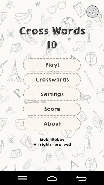 Скачать CrossWords 10 Взлом [МОД Много монет] + [МОД Меню] MOD APK на Андроид