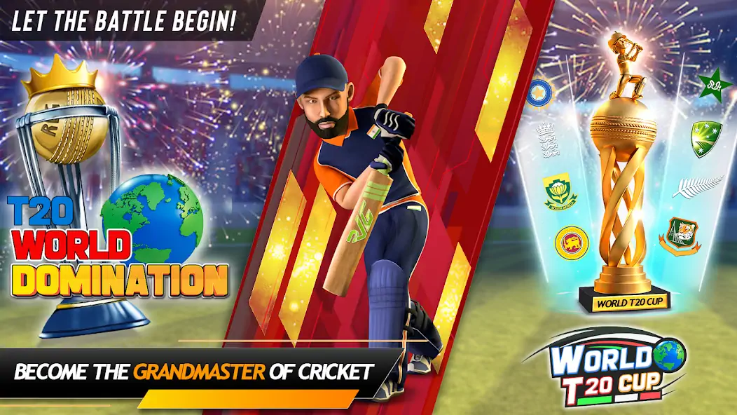 Скачать RVG Real World Cricket Game 3D Взлом [МОД Бесконечные монеты] + [МОД Меню] MOD APK на Андроид