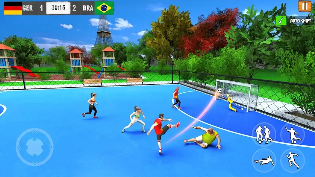 Скачать Street Football: Futsal Games Взлом [МОД Бесконечные деньги] + [МОД Меню] MOD APK на Андроид