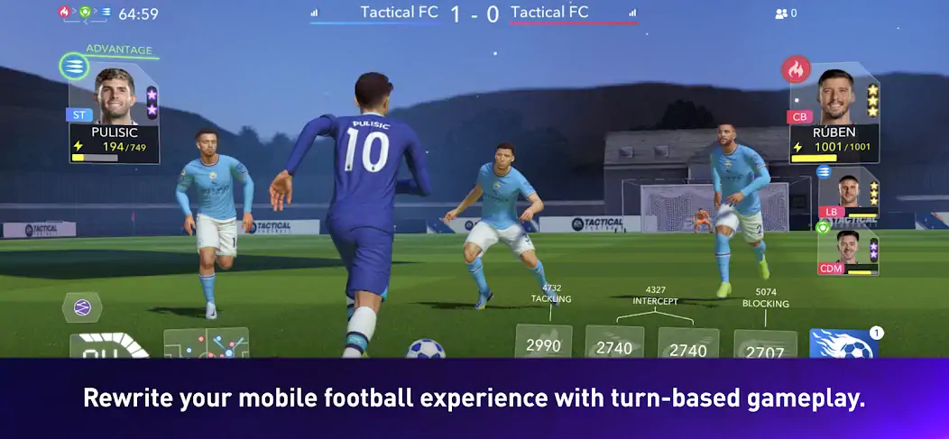 Скачать EA SPORTS Tactical Football Взлом [МОД Бесконечные деньги] + [МОД Меню] MOD APK на Андроид