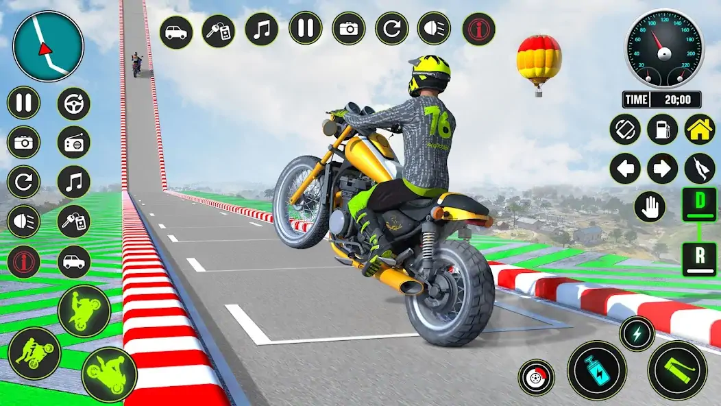 Скачать GT Bike Racing Game Moto Stunt Взлом [МОД Бесконечные монеты] + [МОД Меню] MOD APK на Андроид