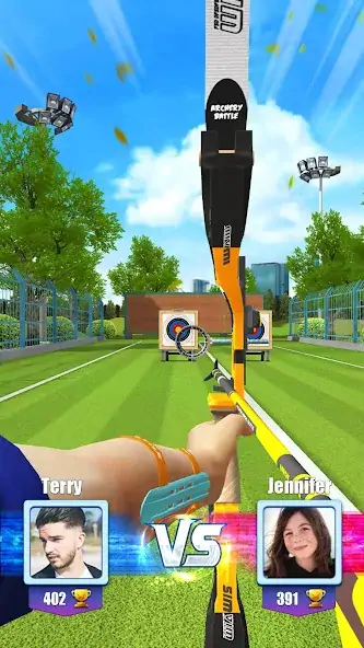 Скачать Archery Battle 3D Взлом [МОД Много монет] + [МОД Меню] MOD APK на Андроид