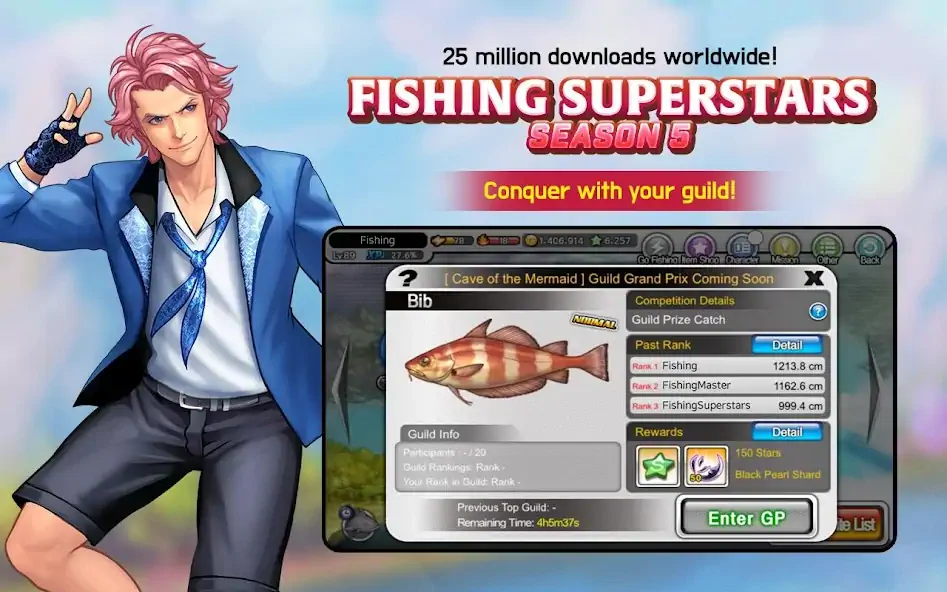 Скачать Fishing Superstars Взлом [МОД Бесконечные деньги] + [МОД Меню] MOD APK на Андроид