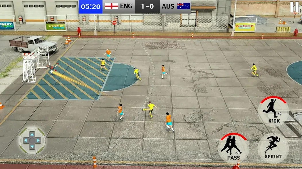 Скачать Street Football Kick Games Взлом [МОД Много монет] + [МОД Меню] MOD APK на Андроид