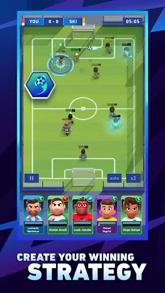 Скачать Supernova Football：Soccer Game Взлом [МОД Много монет] + [МОД Меню] MOD APK на Андроид