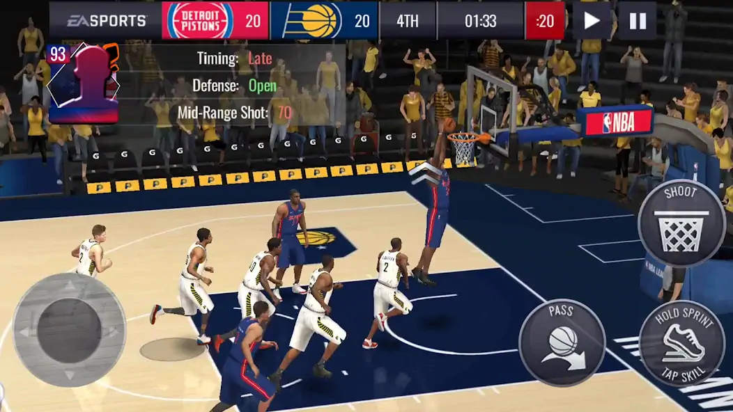 Скачать NBA LIVE Mobile Баскетбол Взлом [МОД Много денег] + [МОД Меню] MOD APK на Андроид