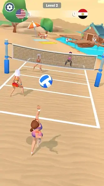 Скачать Beach Volleyball Game Взлом [МОД Много монет] + [МОД Меню] MOD APK на Андроид