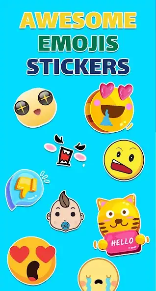 Скачать Emoji Stickers WASticker [Премиум версия] MOD APK на Андроид