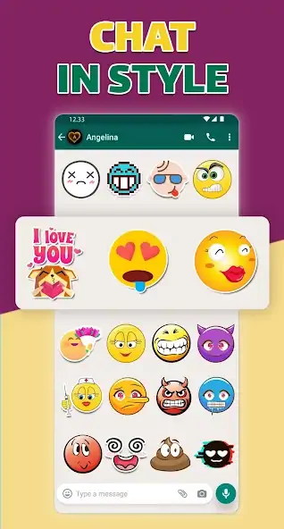 Скачать Emoji Stickers WASticker [Премиум версия] MOD APK на Андроид