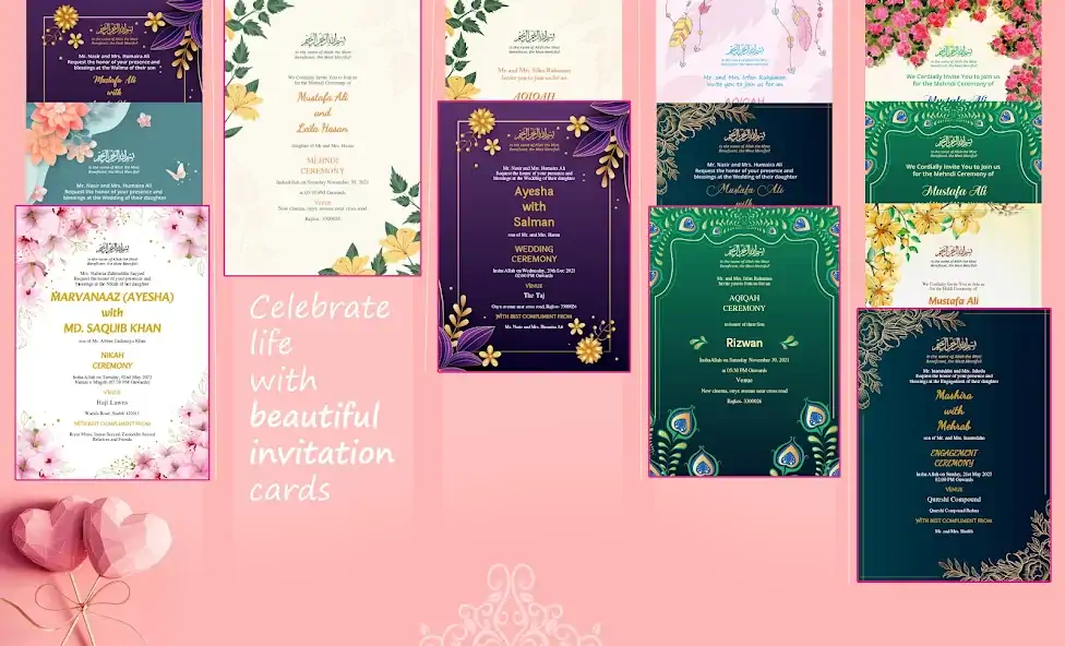 Скачать Muslim Wedding Card Maker [Без рекламы] MOD APK на Андроид