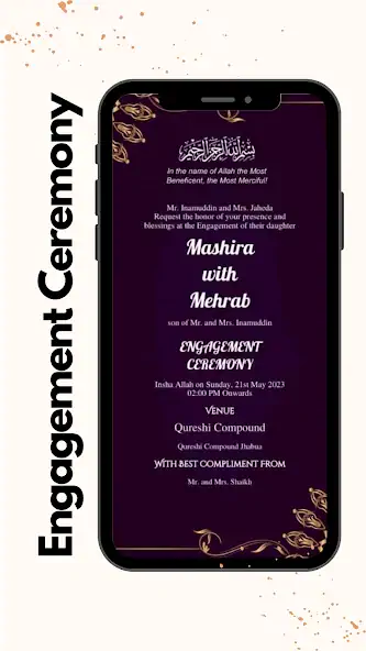 Скачать Muslim Wedding Card Maker [Без рекламы] MOD APK на Андроид