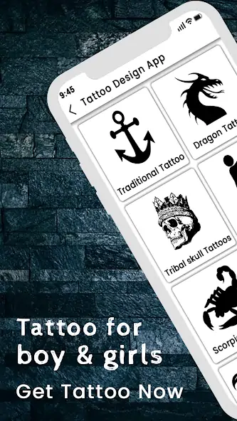 Скачать Tato - Tattoo for boys Images [Разблокированная версия] MOD APK на Андроид