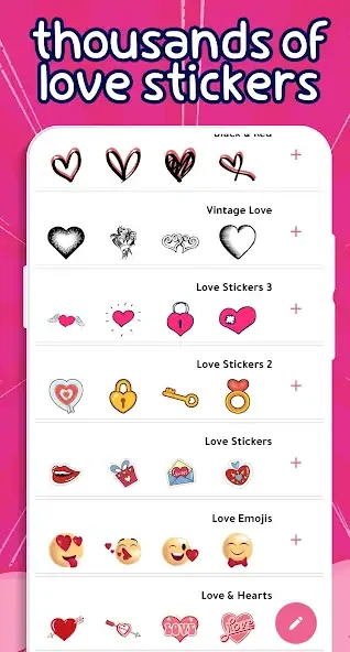 Скачать Love Stickers - WASticker [Премиум версия] MOD APK на Андроид