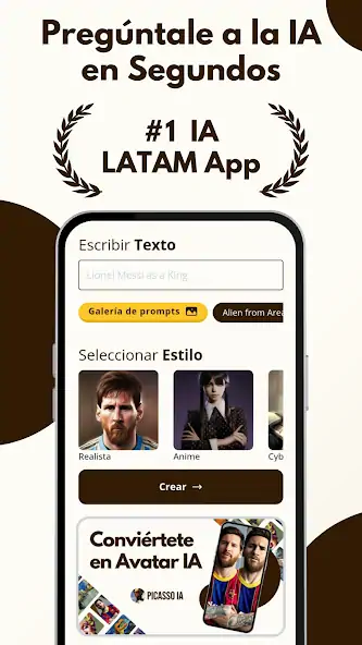 Скачать Picasso IA - Arte IA, Chatbot [Премиум версия] MOD APK на Андроид