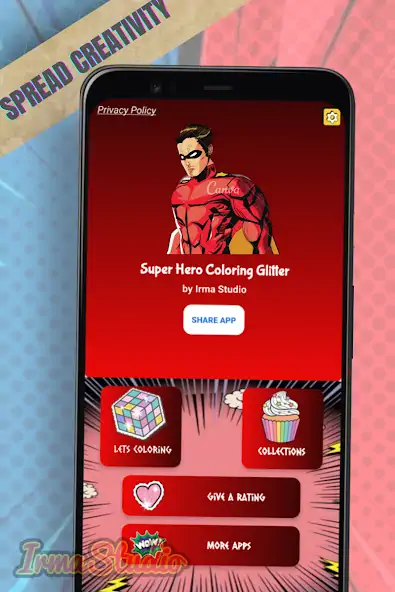 Скачать Раскраски Супер Герои [Без рекламы] MOD APK на Андроид