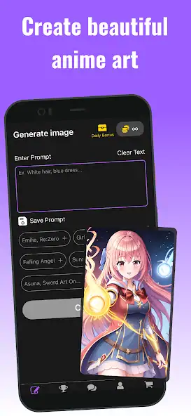 Скачать AI Image Generator - Anime Art [Без рекламы] MOD APK на Андроид