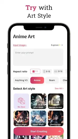 Скачать Anime Art & AI Art Generator [Полная версия] MOD APK на Андроид
