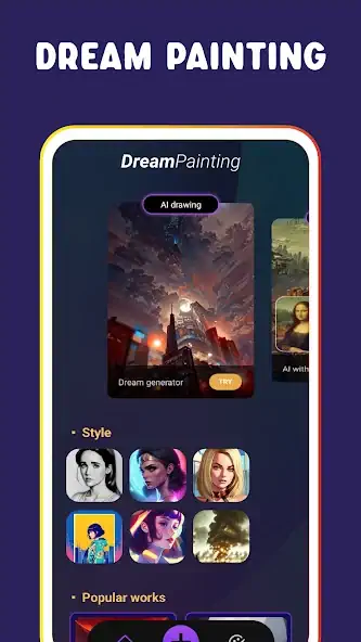 Скачать Dream Painting - Midjourney AI [Без рекламы] MOD APK на Андроид