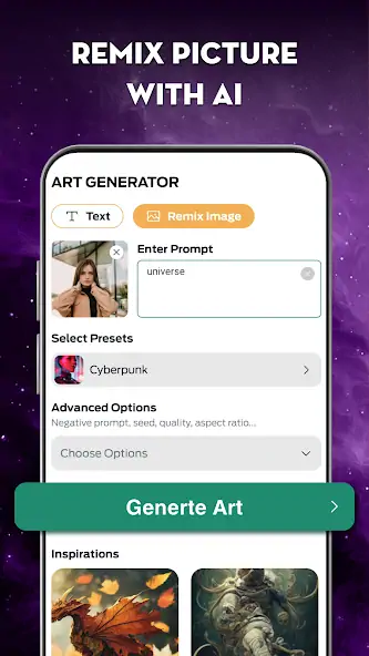 Скачать Creative AI - AI Art Generator [Полная версия] MOD APK на Андроид