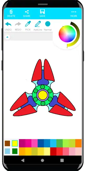 Скачать Coloring Fidget Spinner [Премиум версия] MOD APK на Андроид