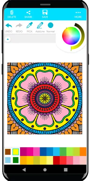 Скачать Coloring Mandala [Премиум версия] MOD APK на Андроид