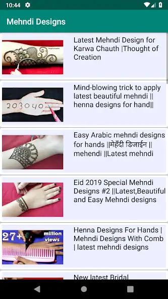Скачать 1000+ Mehndi Designs Latest 20 [Без рекламы] MOD APK на Андроид