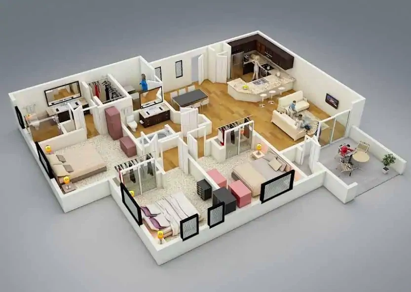 Скачать 3D small house design [Полная версия] MOD APK на Андроид