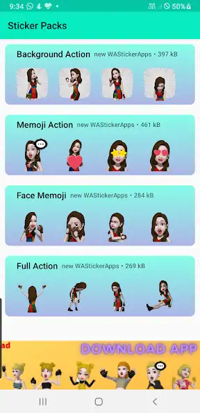 Скачать 3d emoji stickers for whatsapp [Без рекламы] MOD APK на Андроид