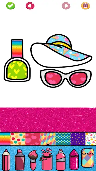 Скачать Beauty Glitter coloring game [Полная версия] MOD APK на Андроид