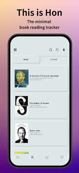 Скачать Hon - Book Tracker Reading Log [Полная версия] MOD APK на Андроид