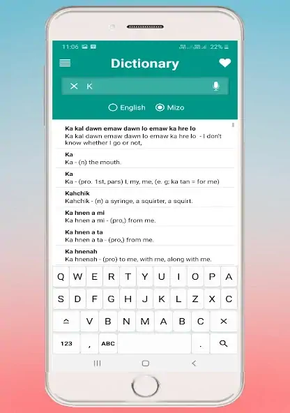 Скачать Mizo Dictionary [Полная версия] MOD APK на Андроид