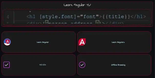 Скачать Learn Angular Offline [Разблокированная версия] MOD APK на Андроид