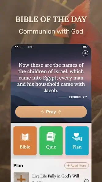 Скачать Holy Bible - KJV+Verse [Премиум версия] MOD APK на Андроид