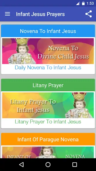 Скачать Infant Jesus Prayers [Разблокированная версия] MOD APK на Андроид