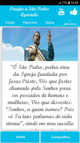 Скачать Oração a São Pedro Apóstolo [Разблокированная версия] MOD APK на Андроид