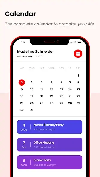 Скачать Calendar [Полная версия] MOD APK на Андроид