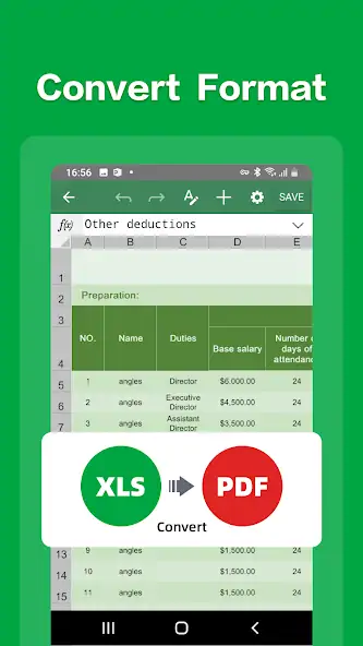 Скачать Spreadsheet Editor:excel,xlsx [Разблокированная версия] MOD APK на Андроид