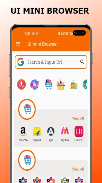 Скачать UI Mini Secure Browser [Премиум версия] MOD APK на Андроид