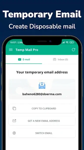 Скачать Temp Mail Pro - Multiple Email [Без рекламы] MOD APK на Андроид