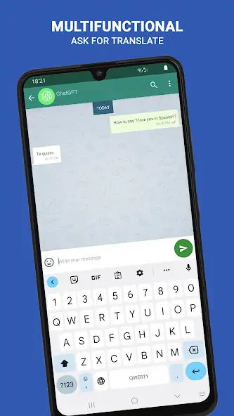 Скачать WhatsGPT AI chat Turbo [Без рекламы] MOD APK на Андроид